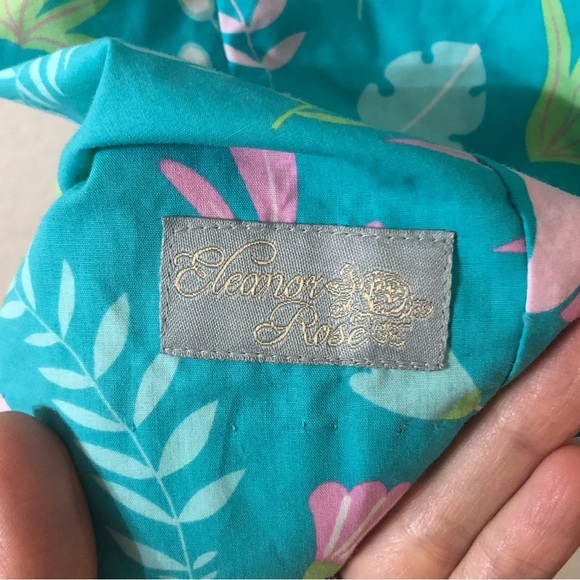 Eleanor Rose Lacey Blue Pink Dinosaur Dress with Pockets - Size 4-5 - Picture 4 of 5